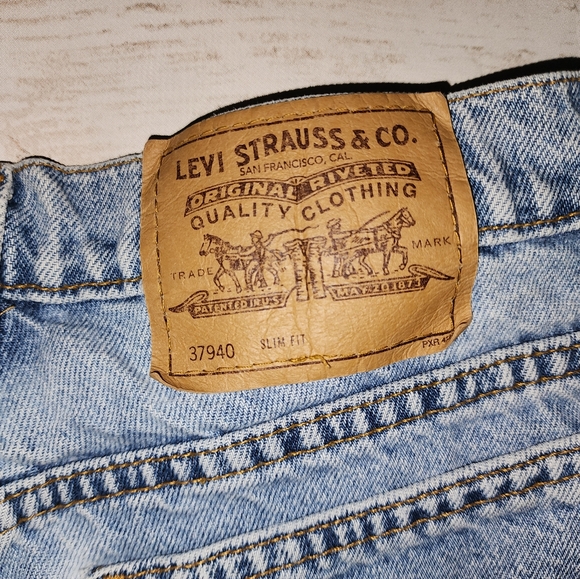 Levi Strauss & Co 912 Y2K Junior's 13 Jean  Shorts - Picture 4 of 5